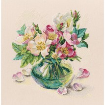 RTO Cross Stitch BRI, Tender Briar Flowers (14 Count) - £19.39 GBP