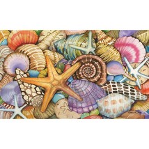 Toland Home Garden 800033 Shells of The Sea Summer Door Mat 18x30 Inch Beach Out - £29.22 GBP