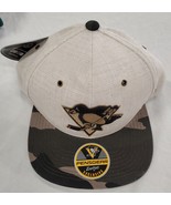 NWT Zephyr Pittsburgh Penguins Camouflage Adjustable Snapback Cap Hat - £23.18 GBP
