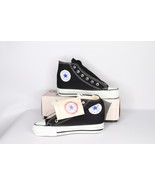 NOS Vintage 90s Converse All Star Hi Top Sneakers Shoes Black USA Made Y... - $136.48 CAD