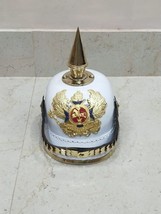 White German World War Pickelhaube Helmet | Handmade Leather Pickelhaube... - $75.00
