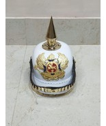 White German World War Pickelhaube Helmet | Handmade Leather Pickelhaube... - $75.00