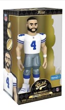 New! Funko Gold NFL Dallas Cowboys Dak Prescott Vinyl  12 Inch Figure  - £30.98 GBP