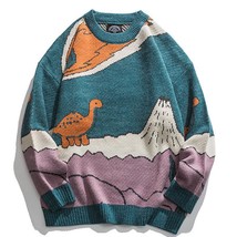 Dinosaur Knitted Sweater - $39.99