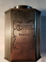Octagon Shape Coffee Tin ~ Metal ~ 6&quot; Tall x 4.5&quot; Wide - €29,96 EUR