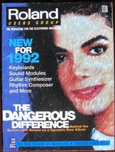 Roland Users Group Magazine, Michael Jackson Dangerous, New for 1992, Much More! - £19.66 GBP