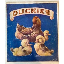 Duckies Vintage Children&#39;s Book 12 Pages 1940&#39;s Collectible #439 RARE - £5.49 GBP