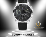 Tommy Hilfiger Herren-Armbanduhr mit Quarz-Lederarmband und schwarzem... - £95.72 GBP
