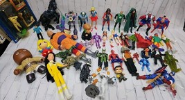 Mixed Random Vintage to Current Lot of 40 action Figure DC Super Girl, Superman+ - £48.68 GBP