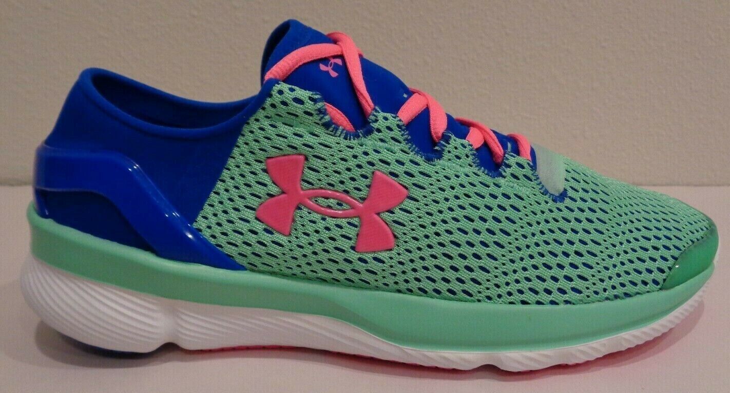 Primary image for Under Armour Size 4.5Y 4.5 SPEEDFORM APOLLO Sneakers Green New Girls Kids Shoes
