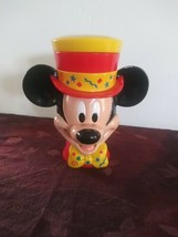 Vintage Disney on Ice Mickey Mouse Ringmaster Top Hat Mug with Flip Top Lid - £18.78 GBP