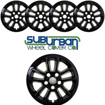 2018-2020 Jeep Grand Cherokee Laredo # 7918-GB 17&quot; GLOSS BLACK Wheel Skins SET/4 - £82.26 GBP