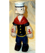 Popeye Cast Iron Coin Bank  9&quot; - £54.78 GBP
