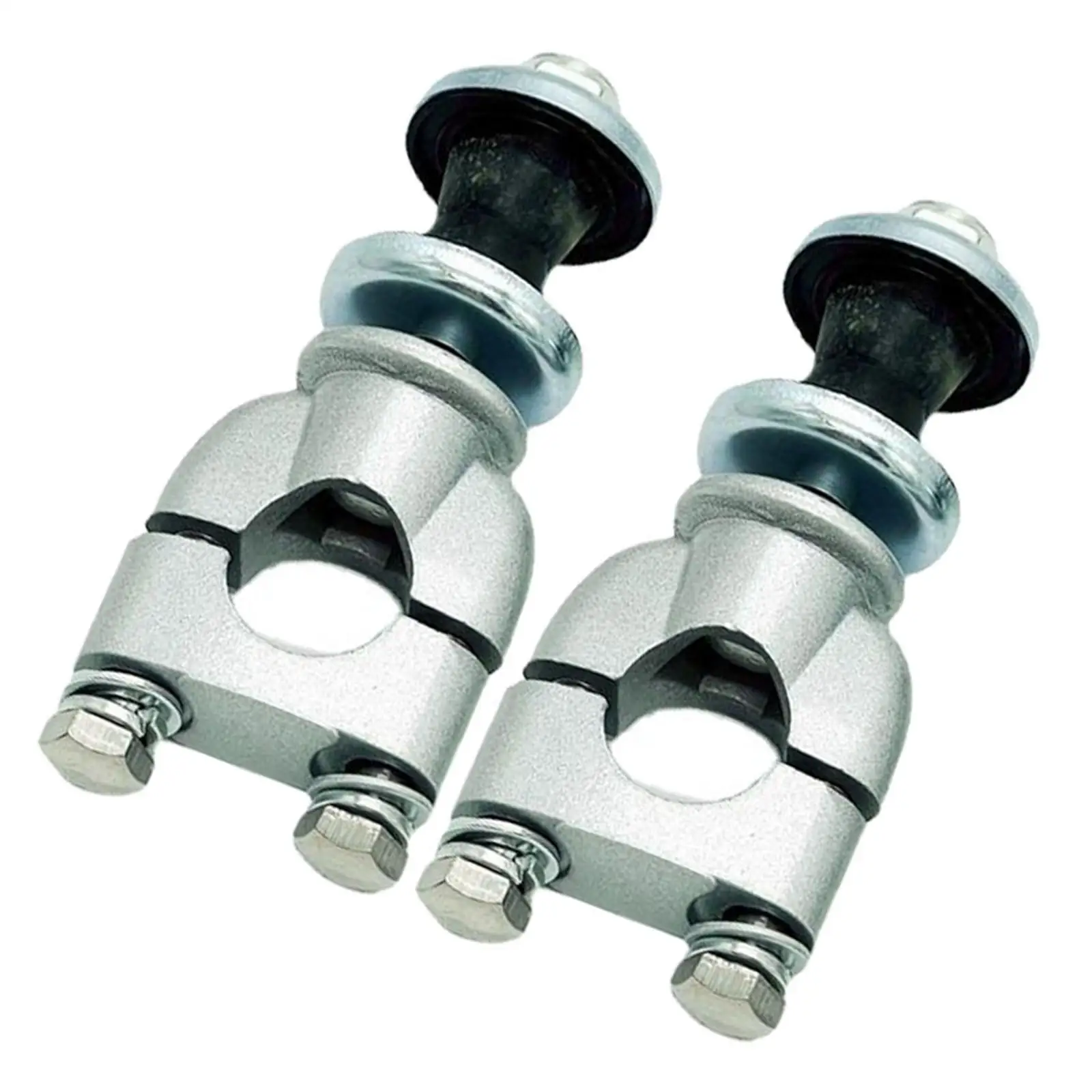 2x Metal Motorcycle Handlebar Risers Clamp 7/8 inch 22mm Mount Clamps for Dirt - £23.01 GBP