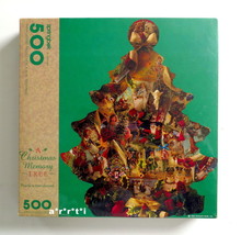 Springbok A Christmas Memory Tree XZL7001 1993 500 Pc. Tree Shaped Sealed - $41.00