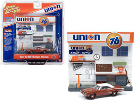 1970 Dodge Coronet Super Bee Brown with White Top and &quot;Union 76&quot; Interior Ser... - £26.51 GBP