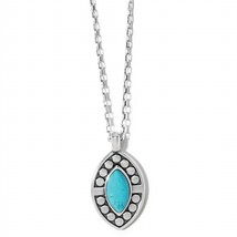 Brighton women&#39;s pebble dot dream howlite short necklace in Turquoise - ... - £37.99 GBP