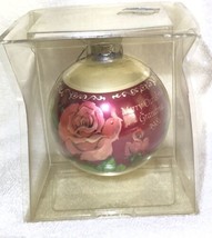 VTG 1981 “Merry Christmas Grandma” Glass Ornament Sealed In Package Made In USA - £8.80 GBP