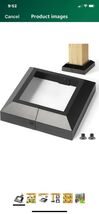 4&quot;x4&quot; Aluminum Deck Post Base Cover with Screws, 8 Pcs Does 4 Posts Over... - $553.71 MXN