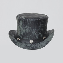 El Dorado | Distress Leather Top Hat | Buffalo Nickel Hatband | Vintage ... - £29.27 GBP+