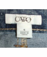 CATO MEDIUM WASH BLUE JEANS WOMENS SIZE 4 EC 32 - €13,21 EUR
