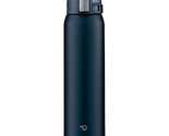 ZOJIRUSHI Water Bottle Direct Drinking  Stainless Mug 600ml Navy SM-SF60-AD - $33.58