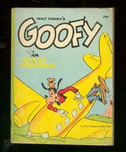 WALT DISNEY&#39;S GOOFY IN GIANT TROUBLE-BIG LITTLE BOOK-68 VG - $25.22