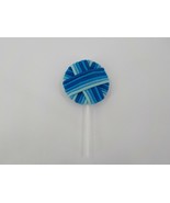 24 ELASTIC HAIR TIES AS A BLUE LOLLIPOP CLASP FREE PONYTAIL HOLDER UNISE... - £4.72 GBP