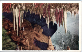 Shafts and Cathedrals Spires Cave of the Winds Manitou Colorado Postcard - £4.11 GBP