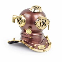 Antique Diving Helmet Brass U.S Navy Mark V Diving Divers Helmet Replica s Gift - £169.18 GBP