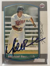 Michael Restovich Signed Autographed 2000 Bowman Baseball Card - Minnesota Twins - £3.92 GBP
