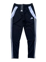Adidas Mens M Tall MT Black/ White Stripes Tiro 24 Training Jogger Track... - $48.98 CAD