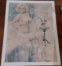 Rare Norma Jean Marilyn Monroe 21x16.5 Print The Charmer 1947? Calender Pin Up - £69.75 GBP