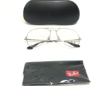 Ray-Ban Eyeglasses Frames RB6489 AVIATOR METAL II 2501 Silver 58-14-140 - £74.59 GBP