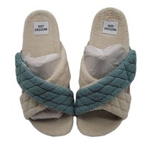 Earth Origins Dusty Teal Quilted Crisscross Slide - £29.04 GBP