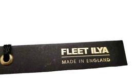 Fleet ILYA Brown Leather Wrist Cuffs Made in UK England image 4
