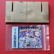 Ghosts &#39;N Goblins Game Boy Color Instruction Manual Authentic GBC No Game - £51.41 GBP