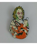 Beetlejuice With Jack O&#39;Lantern Enamel Label Hat Pin - $9.74 CAD