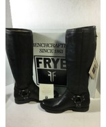 FRYE Phillip Harness Tall Black Boots 76850 Sz 6M New In Box, Knee Length - £79.03 GBP