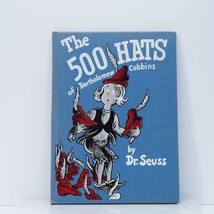 The 500 Hats of Bartholomew Cubbins by Dr. Seuss 1938 1st Edition RARE Blue Teal - $79.19