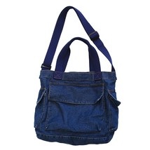 Denim shoulder Bag for Women Casual Jean Faric 2022 Casual Tote Bag Lady Fashion - £33.94 GBP