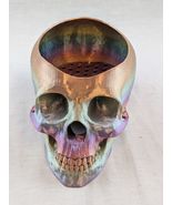 Halloween 3D printed Gradient Skull  Planter Bowl Multi-Color 7” X 5.5” - $364.10 MXN