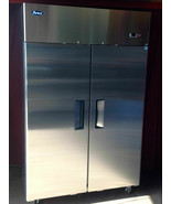 ATOSA MBF8002GR 2 DOOR STAINLESS REACH IN FREEZER CASTERS FREE LIFTGATE ... - $4,044.00