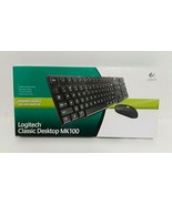 Logitech MK100 Classic Desktop Keyboard + Mouse - £22.02 GBP