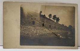 RPPC Stone or Rock Wall c1910 Crumbling  Fort? Real Photo Postcard E12 - £10.94 GBP