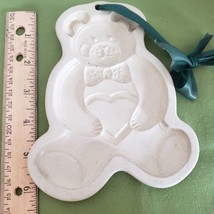 Pampered Chef Stoneware Teddy Bear Cookie Shortbread Mold 1991 Retired V... - $7.91