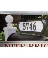 2 Mailbox Signs / House Number Post Plaque Double Sided Reflective ** SU... - £18.48 GBP