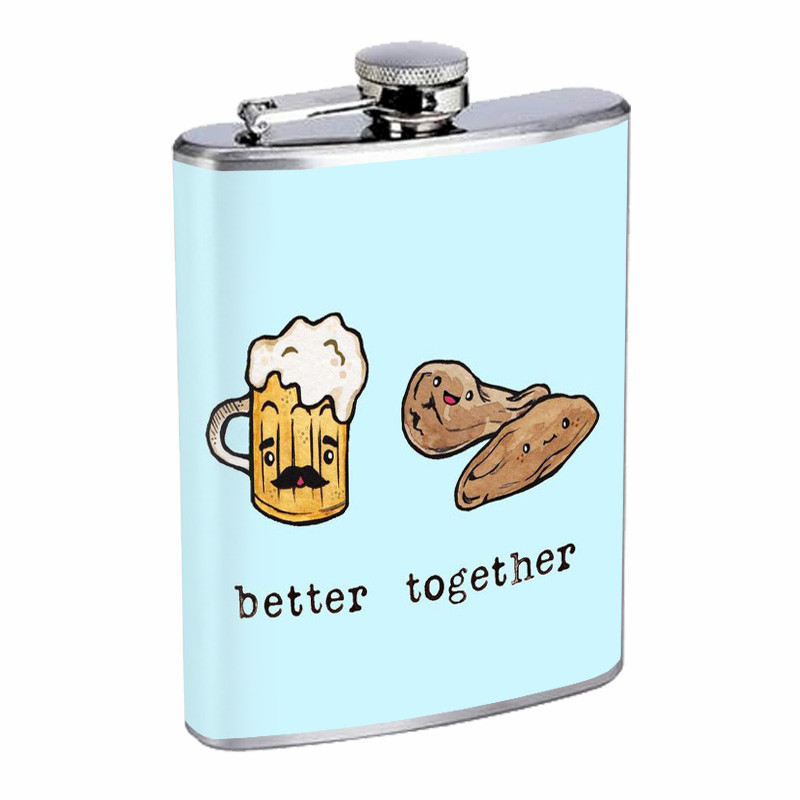 Better Together Em9 Flask 8oz Stainless Steel Hip Drinking Whiskey - $16.78 Better Together Em9 Flask 8oz Stainless Steel Hip Drinking Whiskey - $16.78