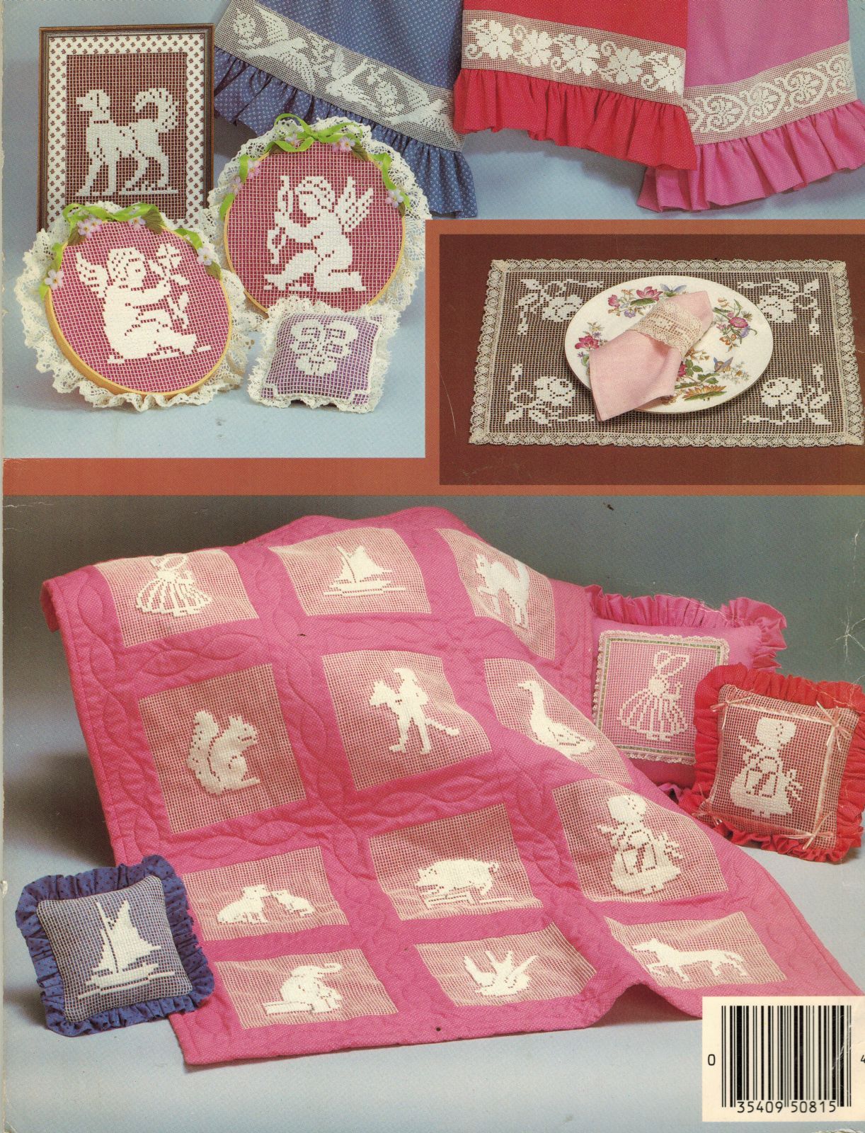 1984 First Steps In Lace Net Embroidery Sunbonnet Sue Rita Weiss Pattern Book - £9.42 GBP
