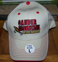 JUNIOR / YOUTH CAP - &quot;Gander Mtn.&quot; - Tan / Red - &quot;Tee Size L&quot; - NWT! - $9.99